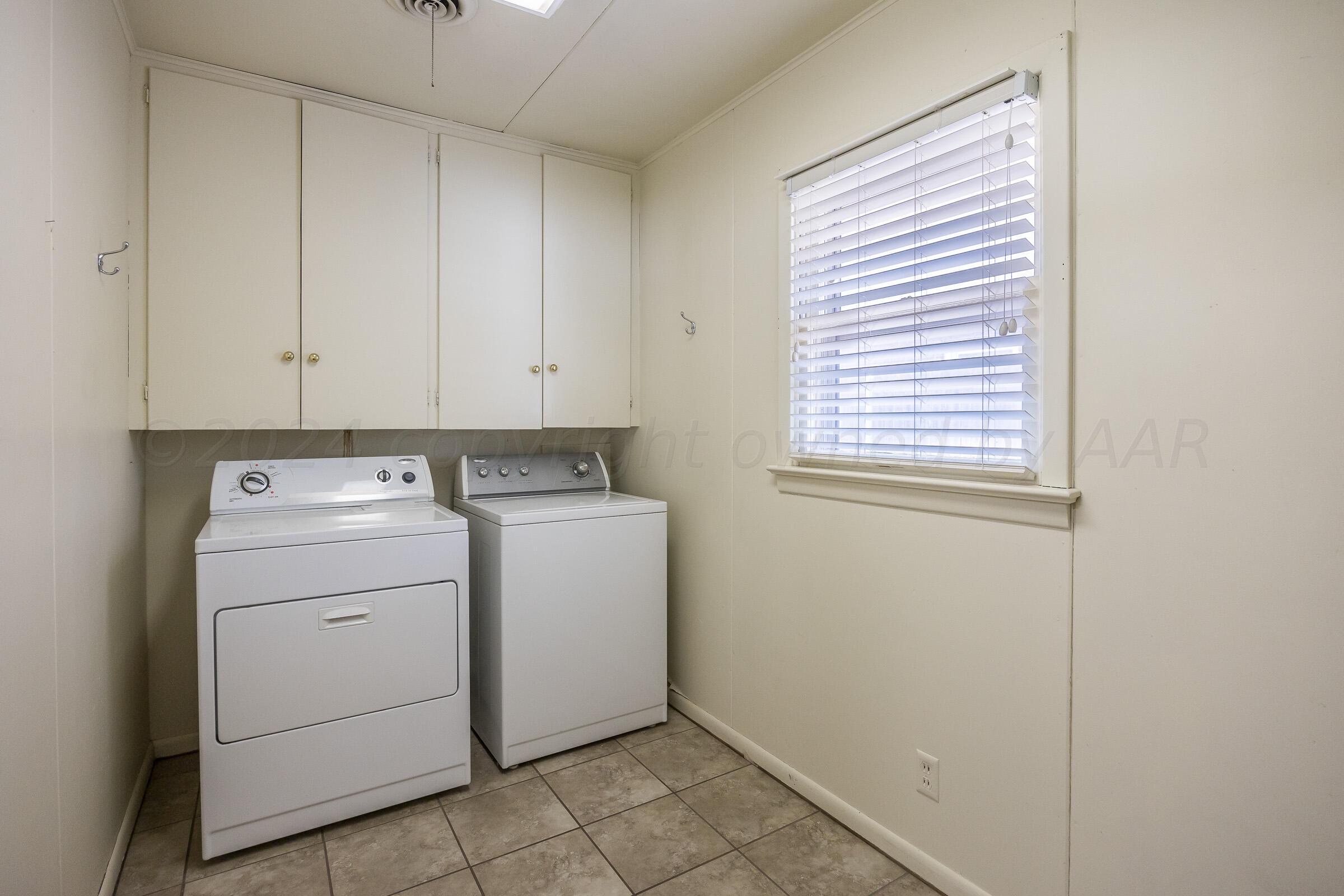 5502 Brinkman Drive Amarillo, TX 79106 - Photo 18 of 22 a utility room with dryer and washer