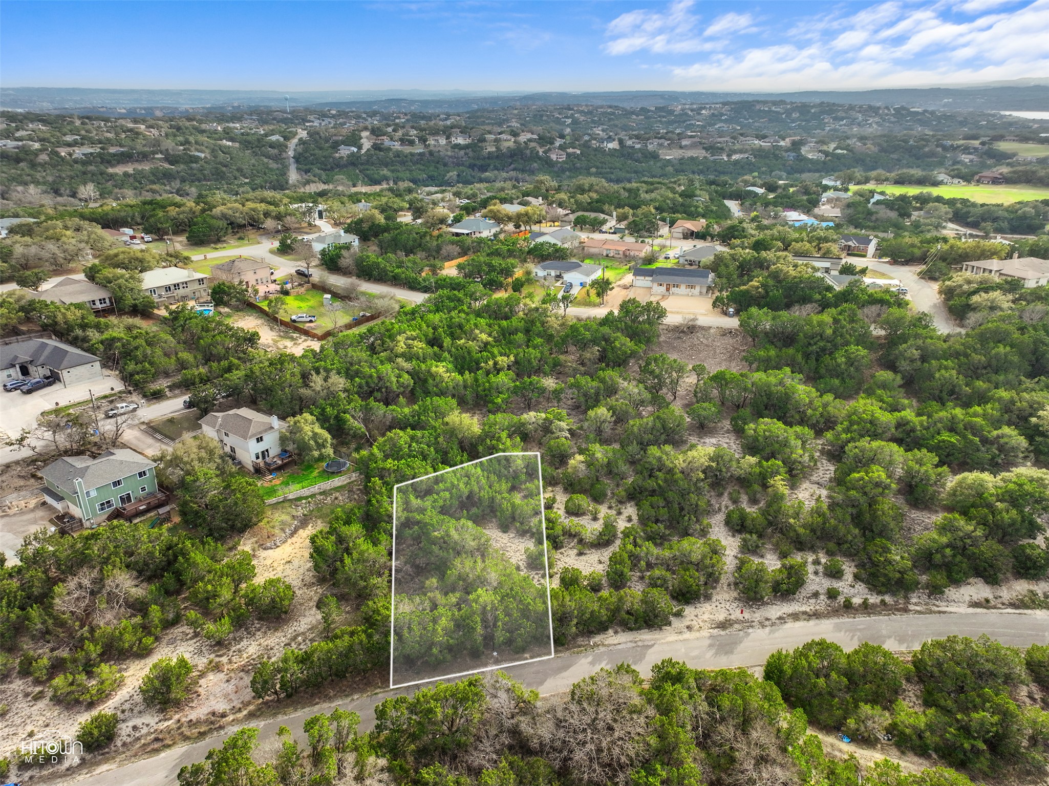20705 Oak Ridge Lago Vista, TX 78645 - Photo 4 of 11 a view of city and mountain