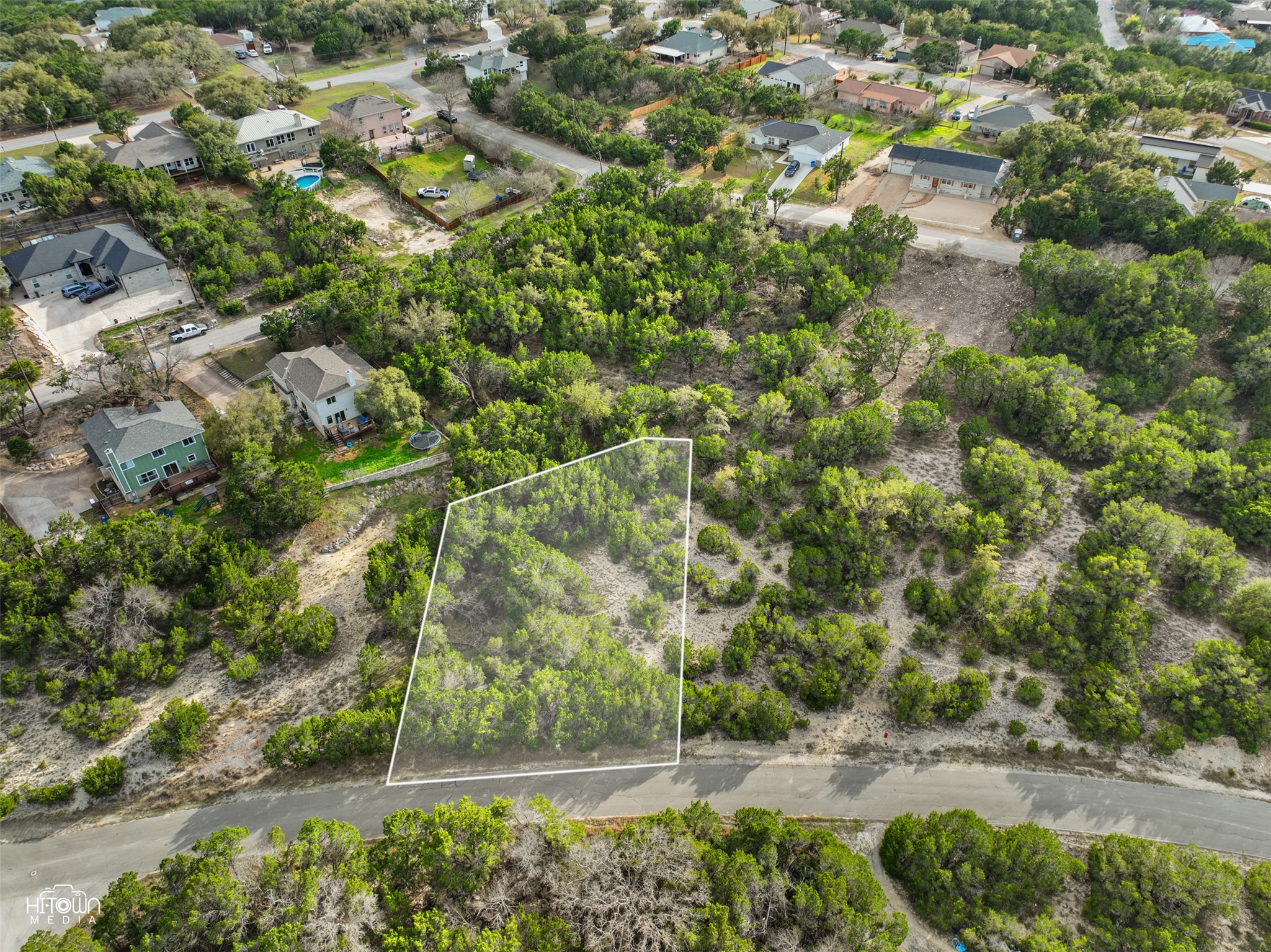 20705 Oak Ridge Lago Vista, TX 78645 - Photo 8 of 11 a view of a yard