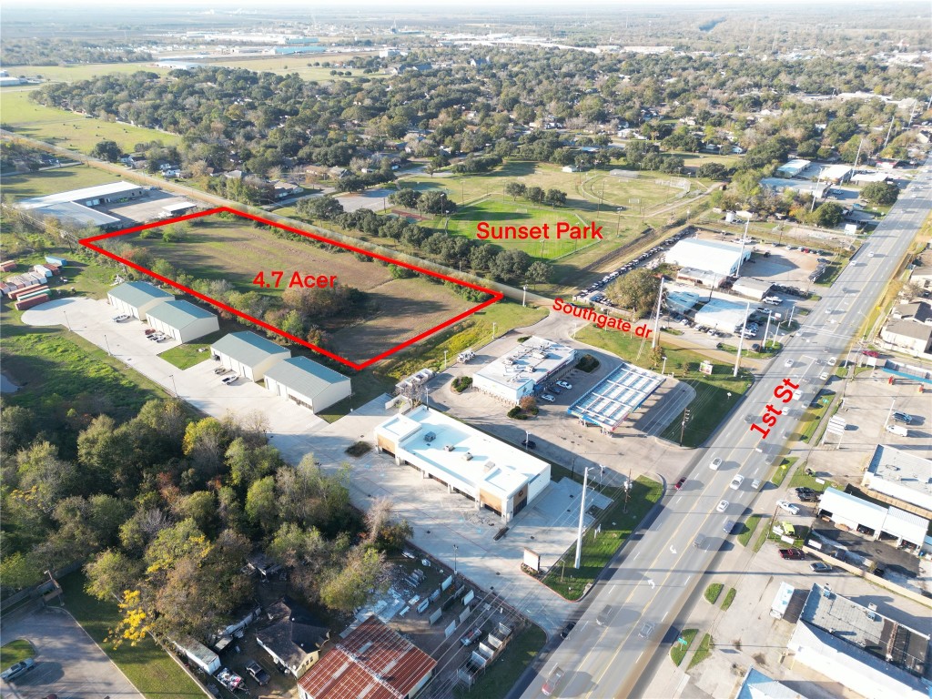 0 Southgate Drive Rosenberg, TX 77471 - Photo 4 of 7 an aerial view of residential houses with outdoor space