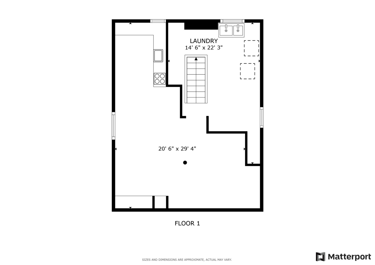 1822 23rd Avenue Melrose Park, IL 60160 - Photo 20 of 20 a picture of a floor plan