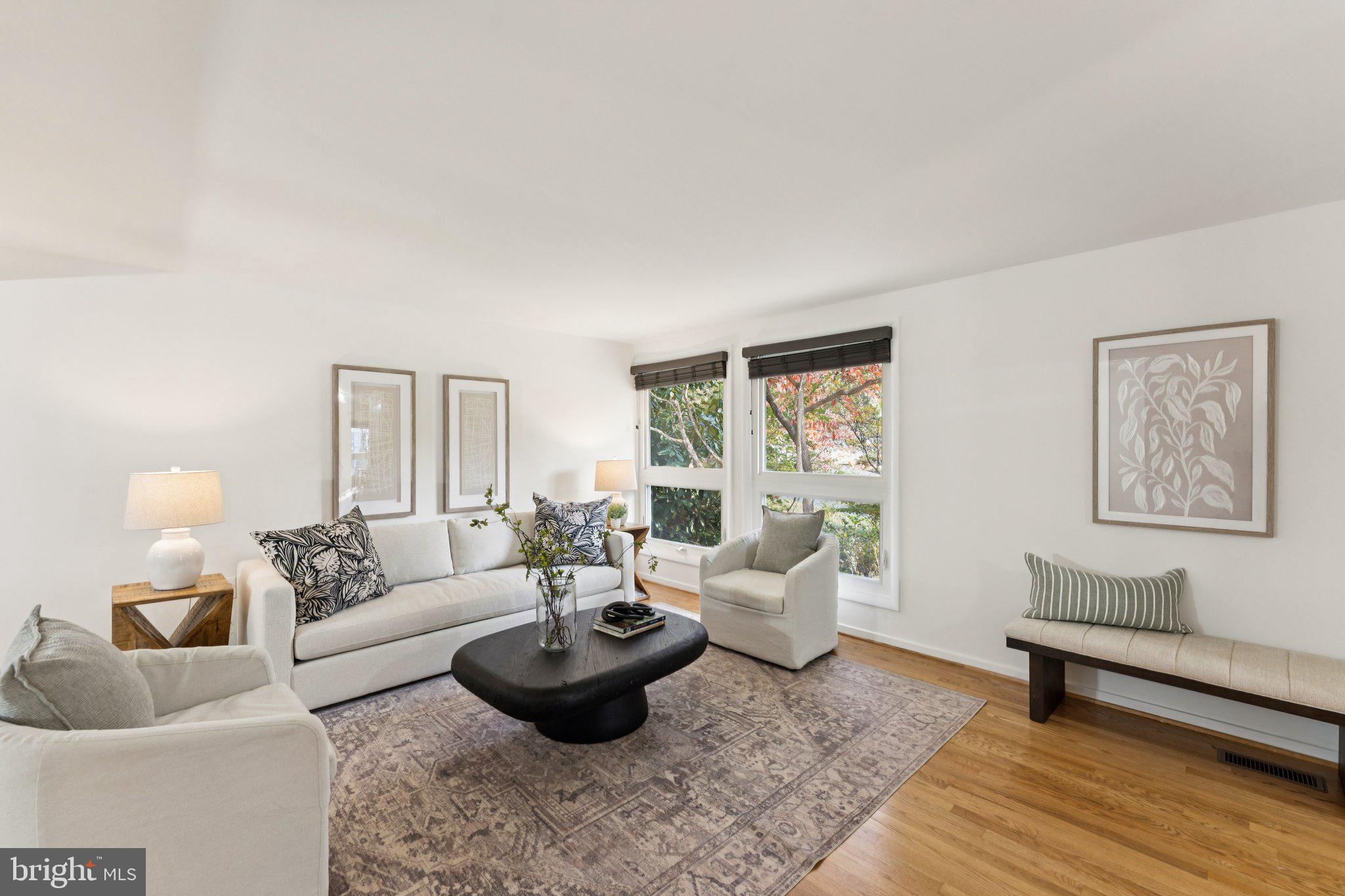 11234 Hunting Horn Lane Reston, VA 20191 - Photo 17 of 44 a living room with furniture and a potted plant