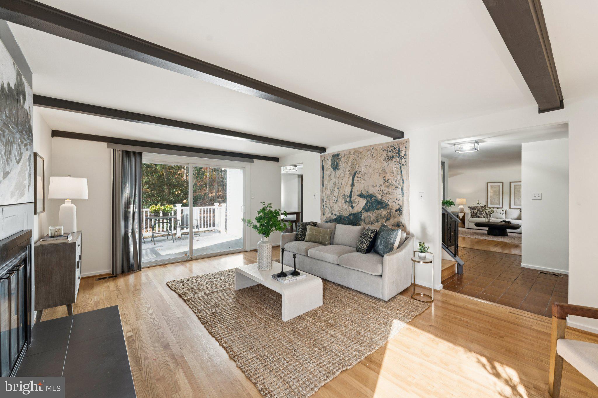 11234 Hunting Horn Lane Reston, VA 20191 - Photo 5 of 44 a living room with furniture and a large window
