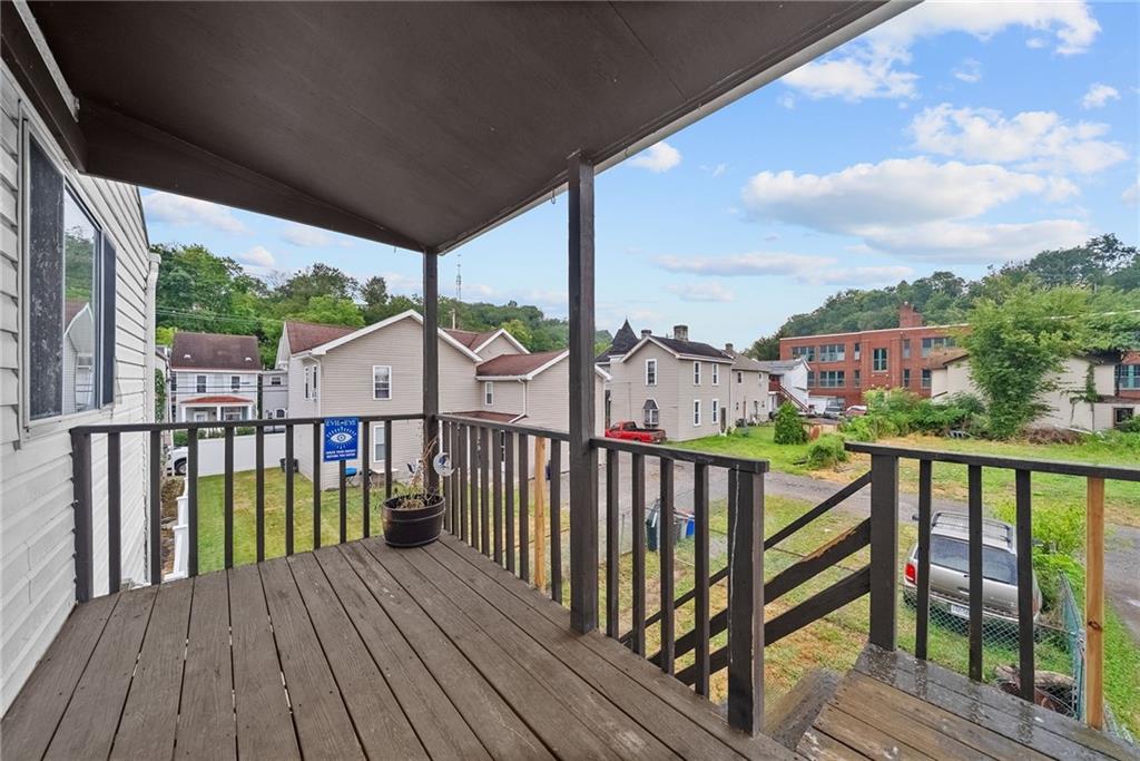 107 Dickman Street Carnegie, PA 15106 - Photo 22 of 47 a view of a wooden deck