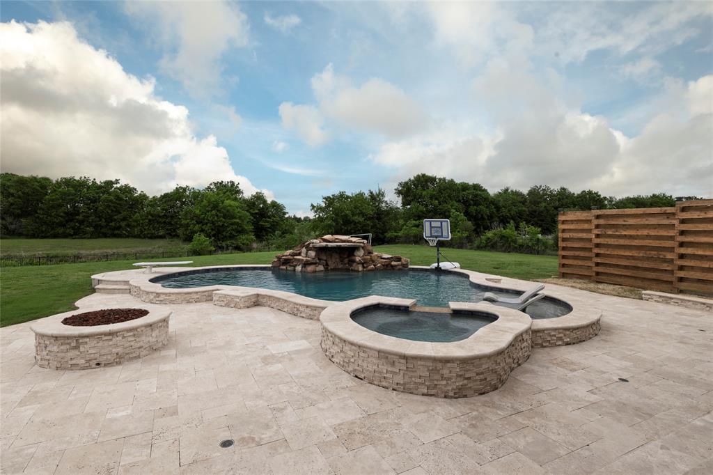 1413 Artesia Lane McLendon-Chisholm, TX 75032 - Photo 34 of 40 a view of a swimming pool with a yard
