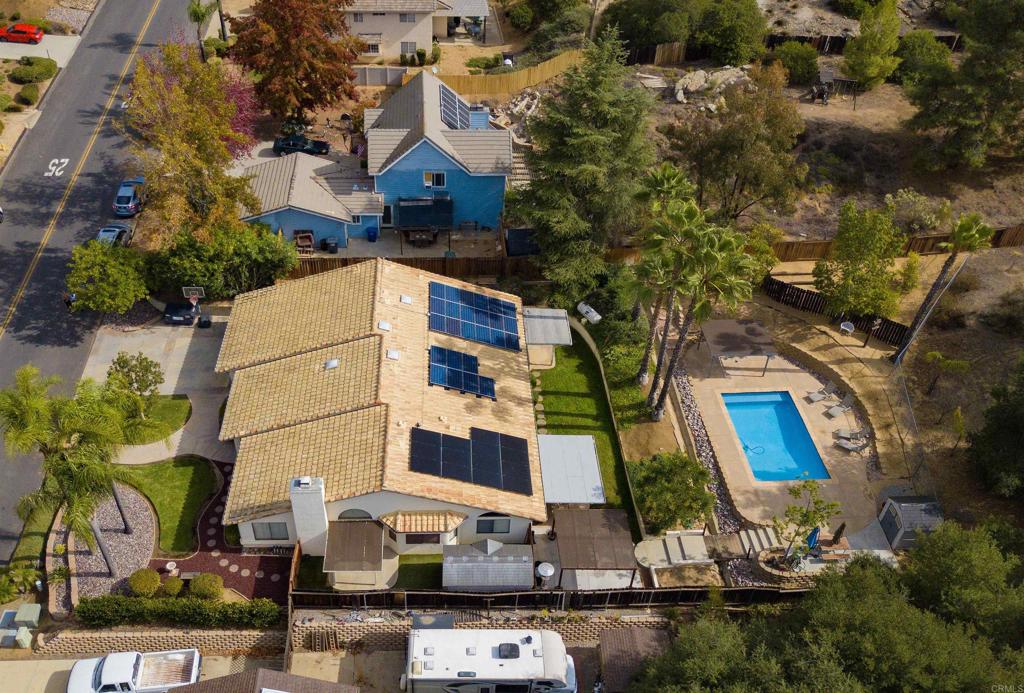 23509 Barona Mesa Road Ramona, CA 92065 - Photo 32 of 34 an aerial view of multiple houses with a yard