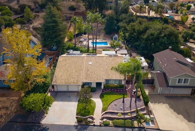 a view of a city with mountain