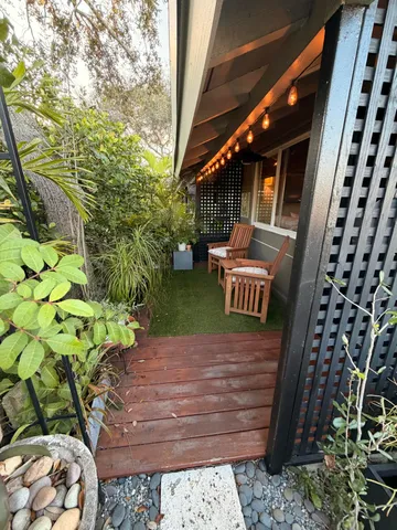 a view of an outdoor space with a patio