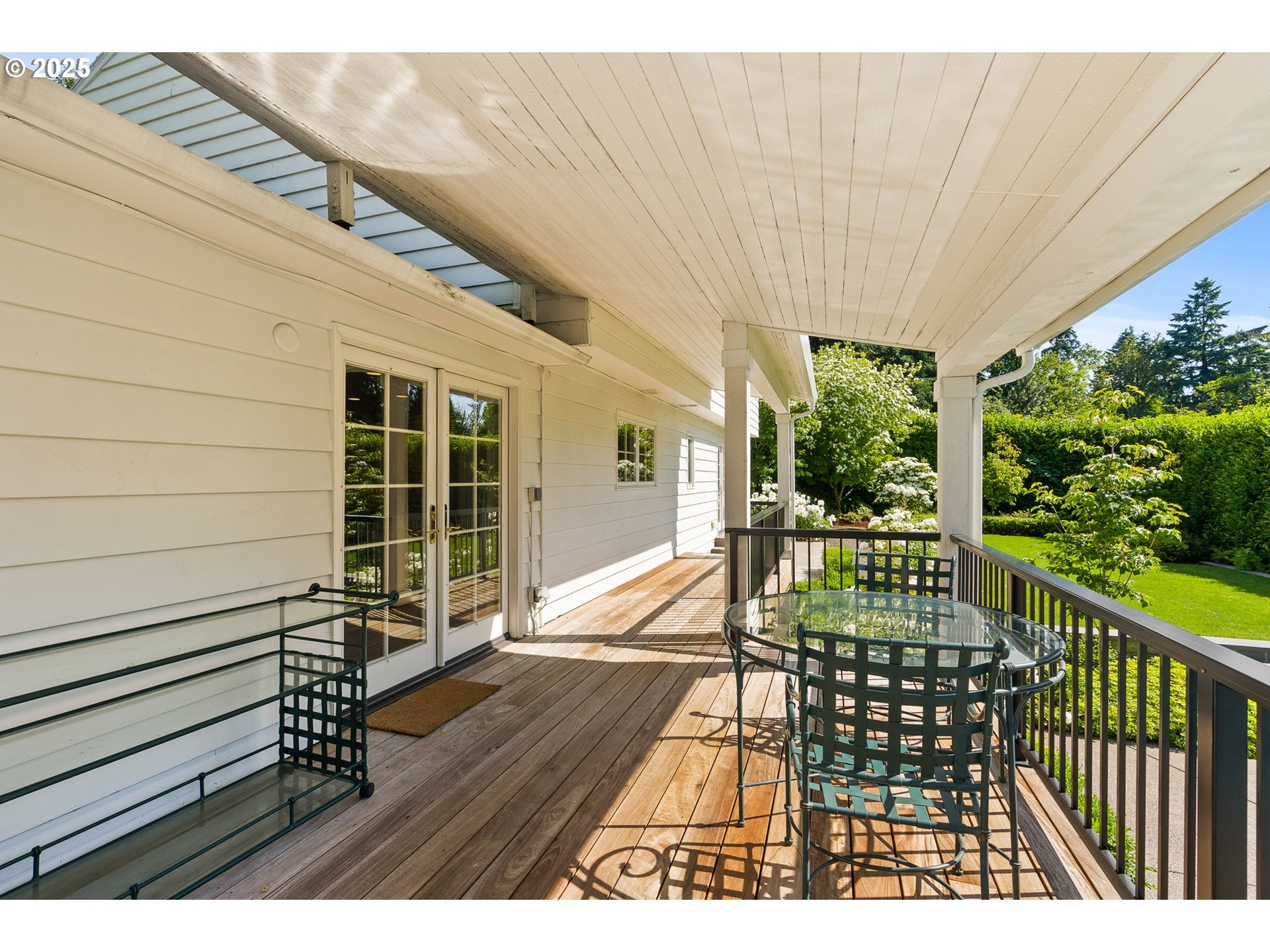 2100 Hillside Drive Lake Oswego, OR 97034 - Photo 21 of 40 a balcony with wooden floor and outdoor space