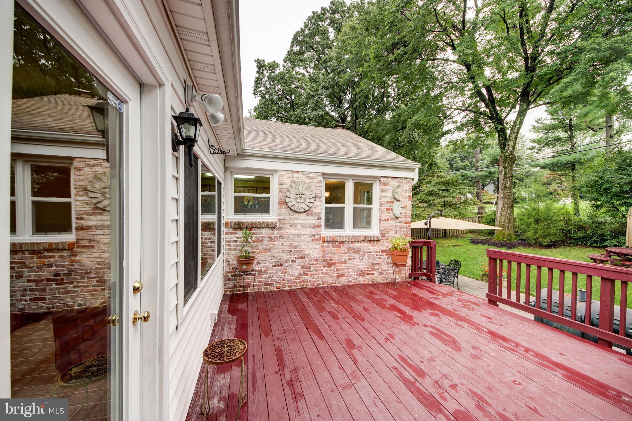 3820 Ridge Road Annandale, VA 22003 - Photo 25 of 30 Wood Deck off Sunroom