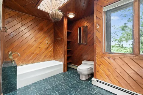 a view of a hallway with front door