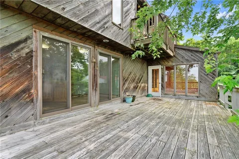 a view of a house with a porch