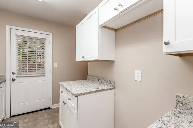 a view of kitchen and utility