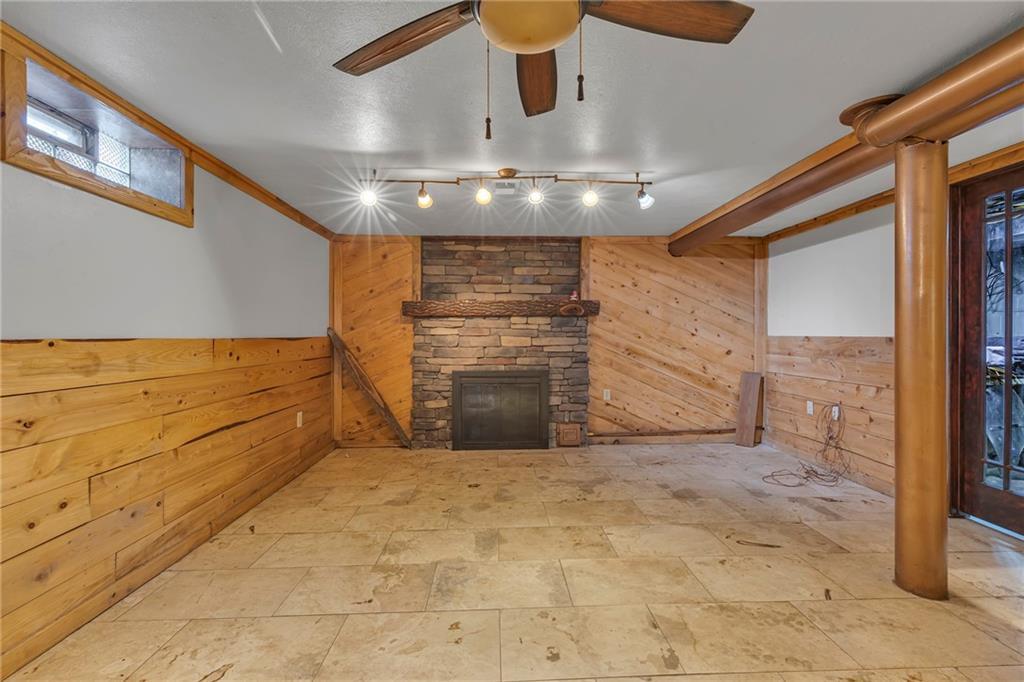 1720 Conway Wallrose Road Freedom, PA 15042 - Photo 20 of 38 Basement fireplace