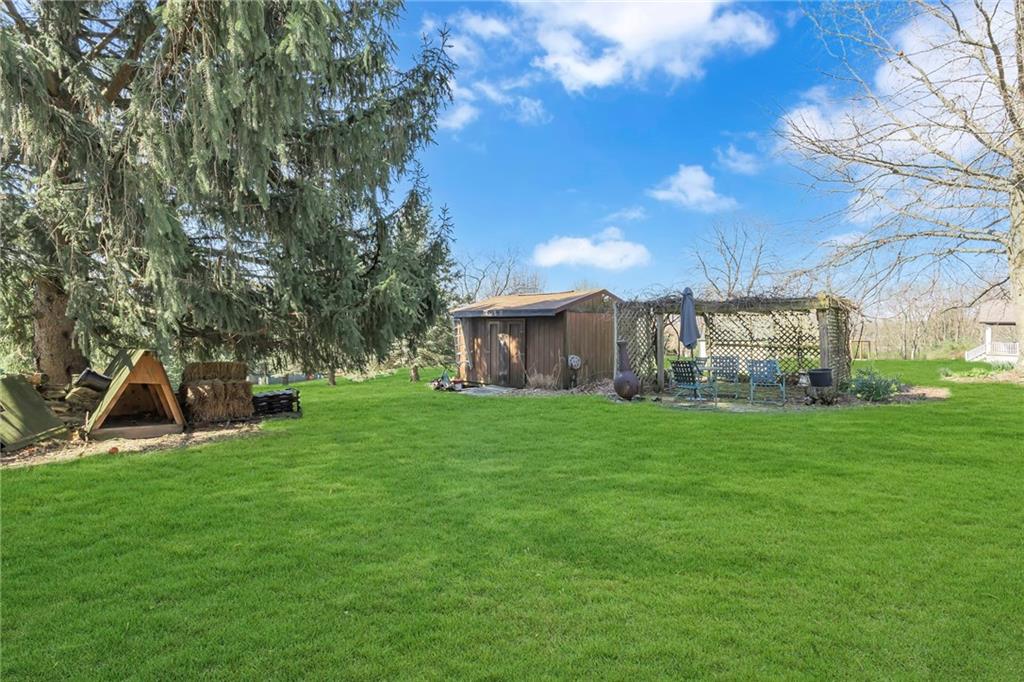 1720 Conway Wallrose Road Freedom, PA 15042 - Photo 34 of 38 Rear yard/ shed / paver - arbor area