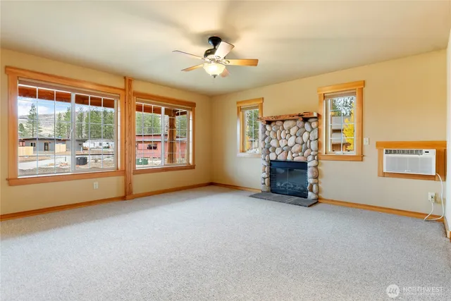 a window in a room with windows