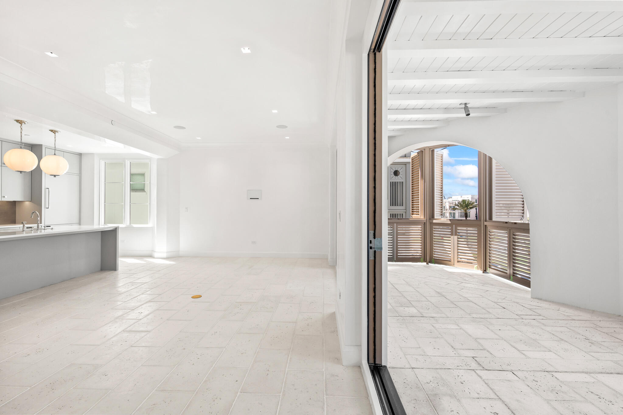 30 Mark Twain Lane, Unit 303 Inlet Beach, FL 32461 - Photo 8 of 34 a view of a big room with wooden floor and windows