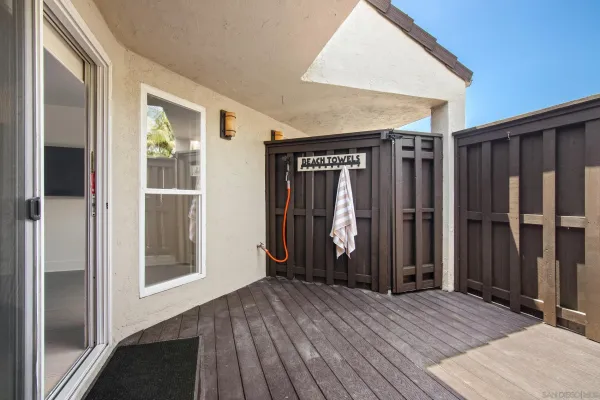 a view of a house with wooden floor