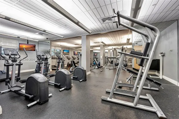 a view of gym