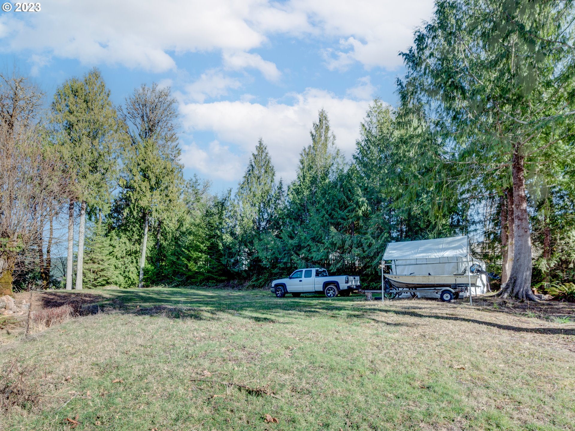 2 Lakes Lane Blachly, OR 97412 - Photo 8 of 12 a view of a trees in front of a house