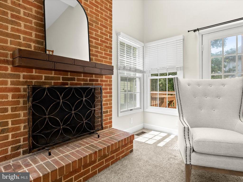 12709 Roark Court Reston, VA 20191 - Photo 15 of 51 Wood Burning fireplace