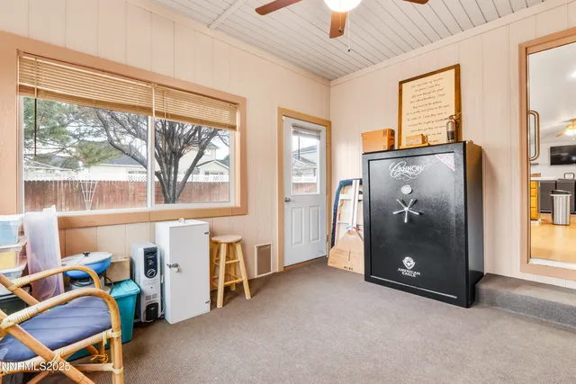 a view of a storage & utility room