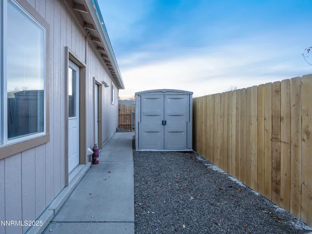 a car parked in front of a house