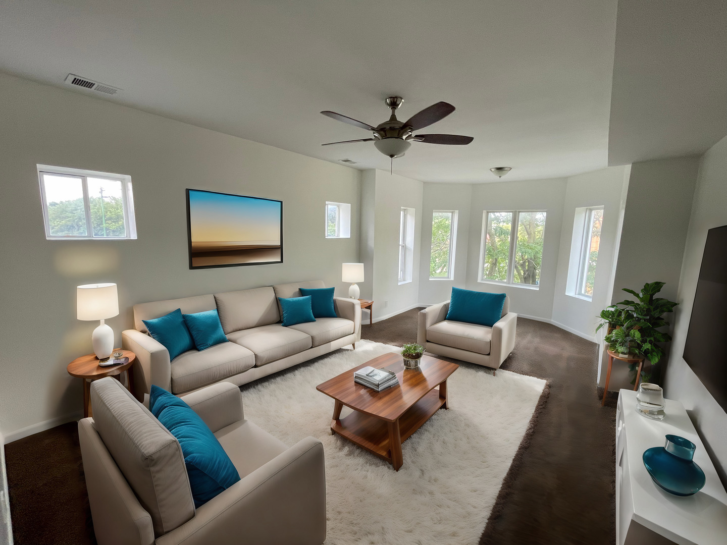 649 East Marquette Road, Unit 3 Chicago, IL 60637 - Photo 9 of 15 a living room with furniture and a large window