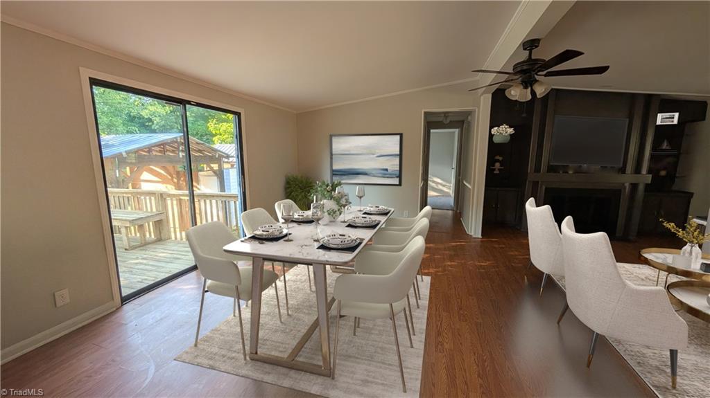 1145 Spencer Orchard Road Walnut Cove, NC 27052 - Photo 21 of 50 virtually staged dining