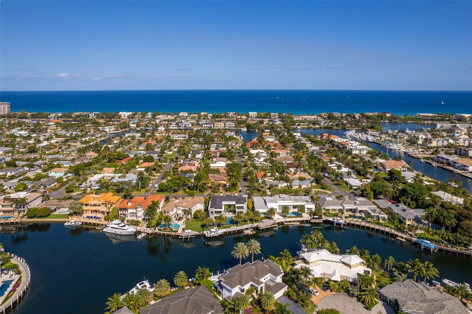 3101 Northeast 27th Avenue Lighthouse Point, FL 33064 - Photo 73 of 78 an aerial view of residential building and ocean