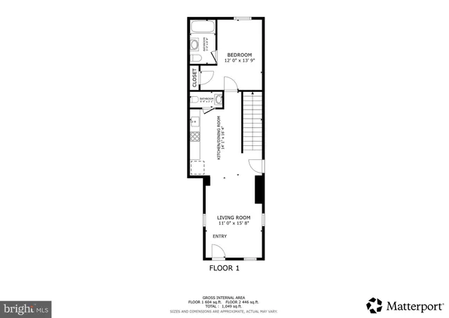 a picture of a floor plan