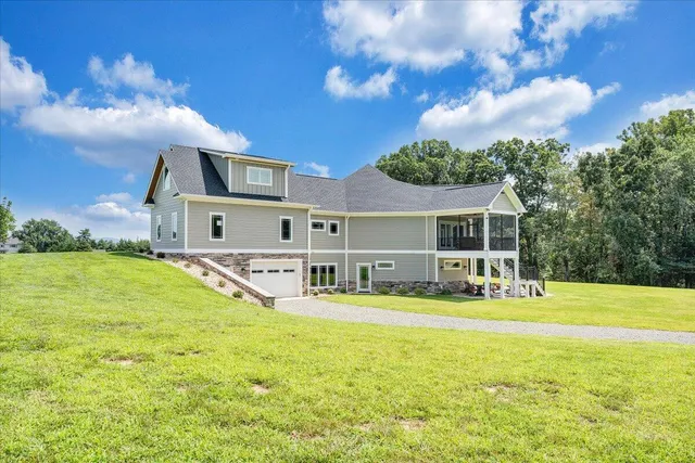 a view of a entryway door front of house