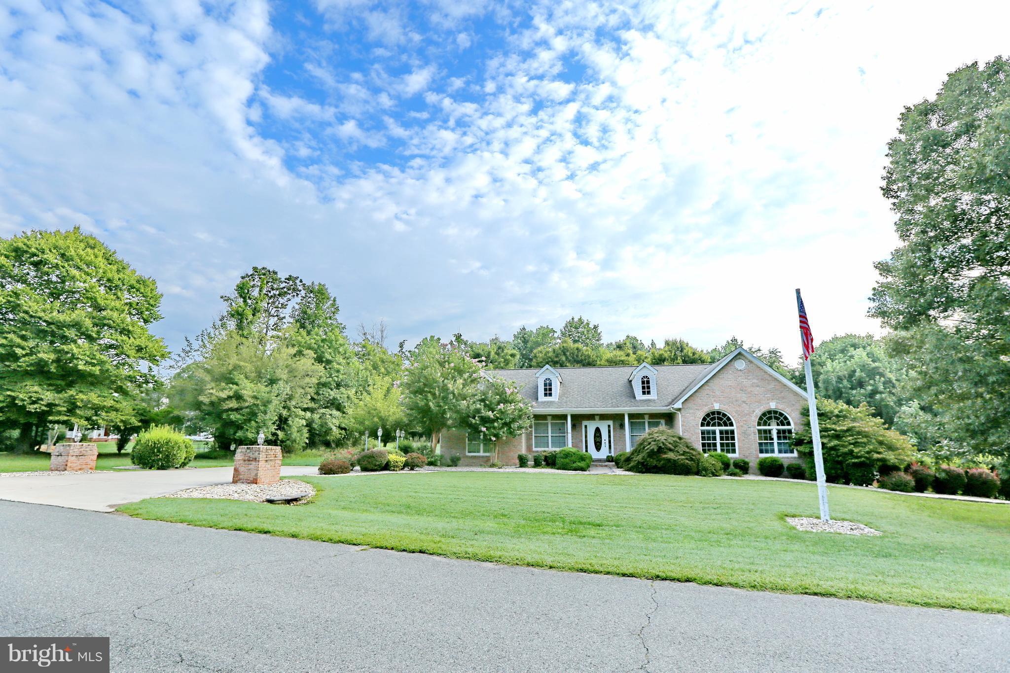 138 Morgans Ridge Road La Plata, MD 20646 - Photo 22 of 30 Both driveway entrances w/ beautiful brick pillars