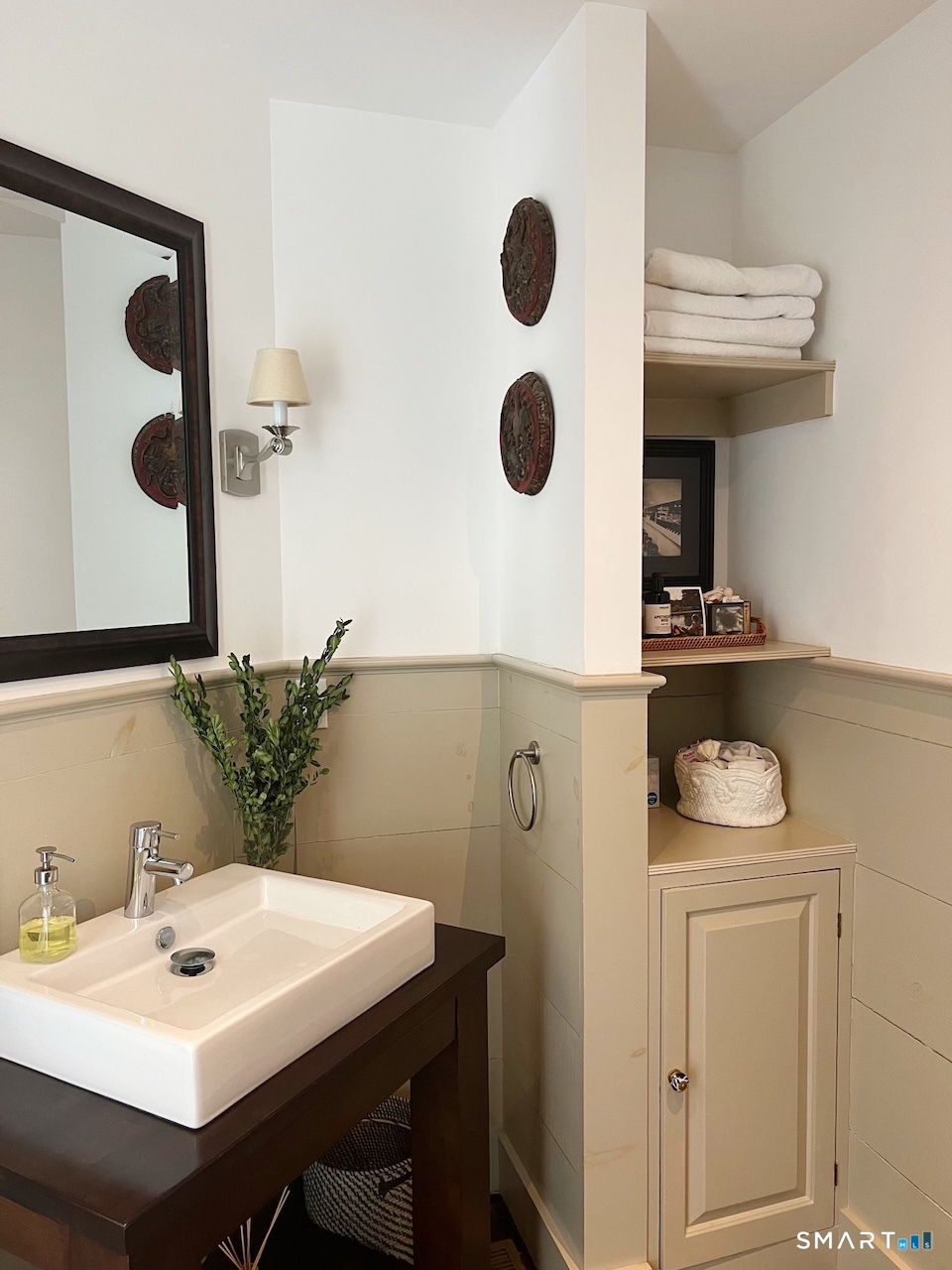 87 Beaver Dam Road Salisbury, CT 06068 - Photo 12 of 35 a bathroom with a sink and a mirror
