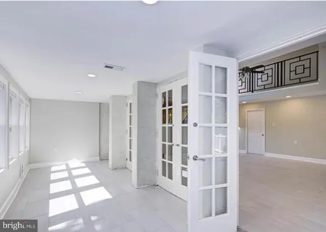 a view of an empty room