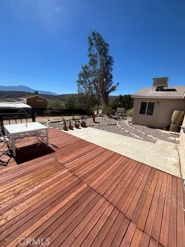 a view of a sky from a balcony