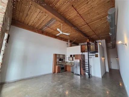 a view of a storage in a room