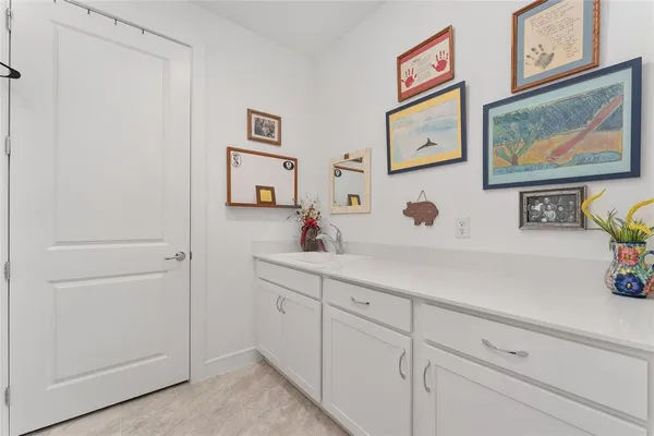 a view of a balcony with lake view and a ocean view