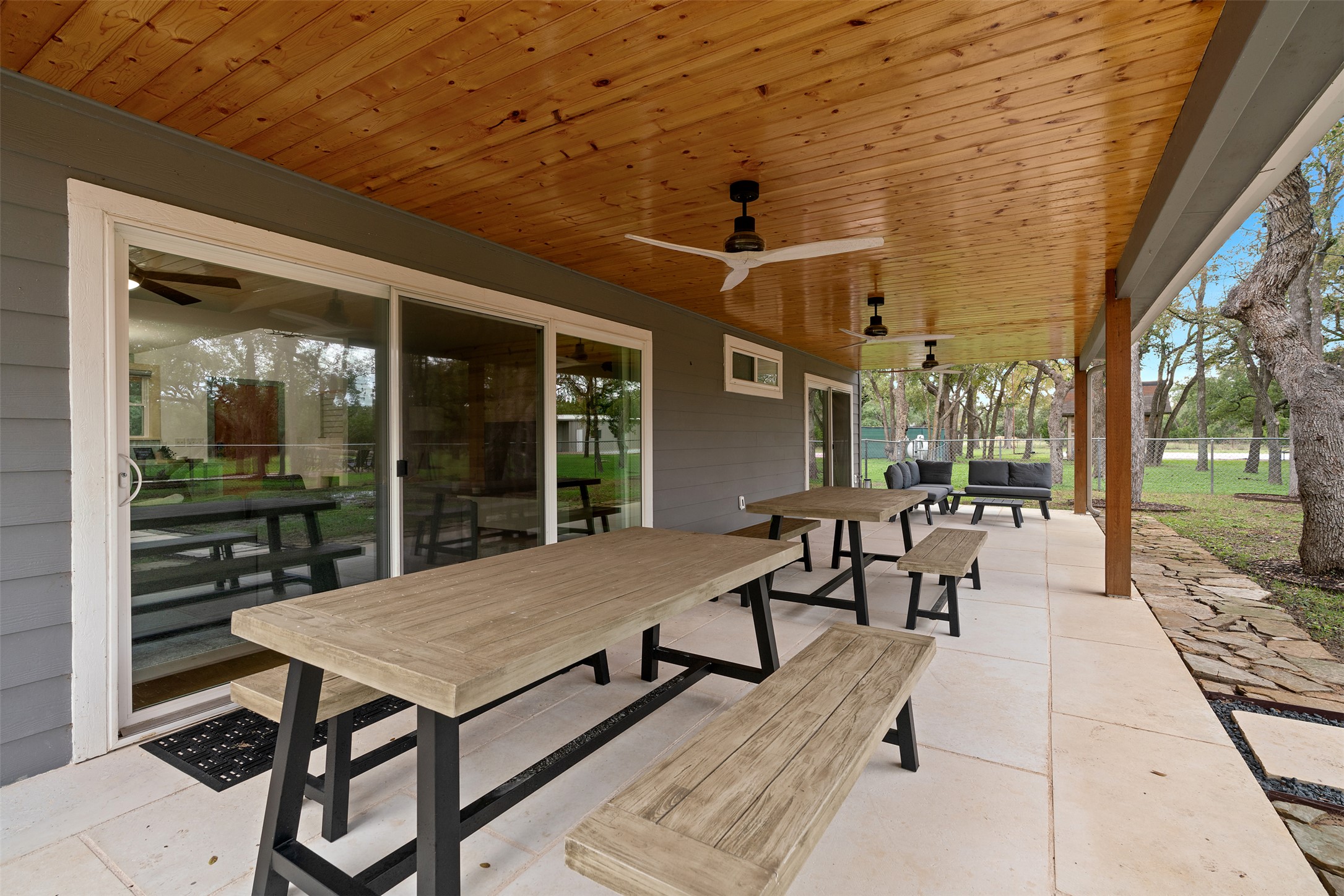 1100 Live Oak Road Leander, TX 78641 - Photo 12 of 40 Spacious backyard covered patio.