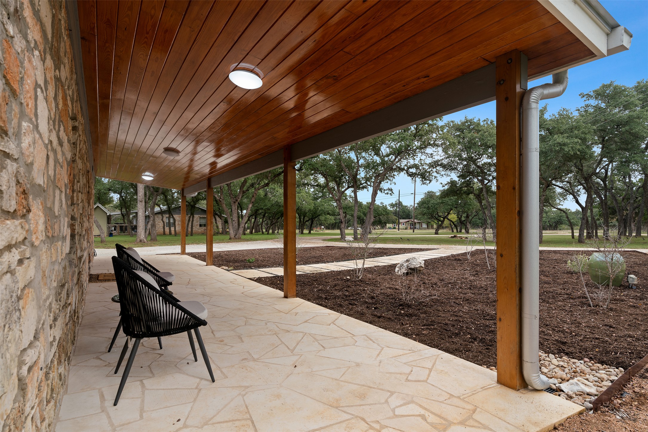 1100 Live Oak Road Leander, TX 78641 - Photo 2 of 16 View of patio / terrace from front of main house.