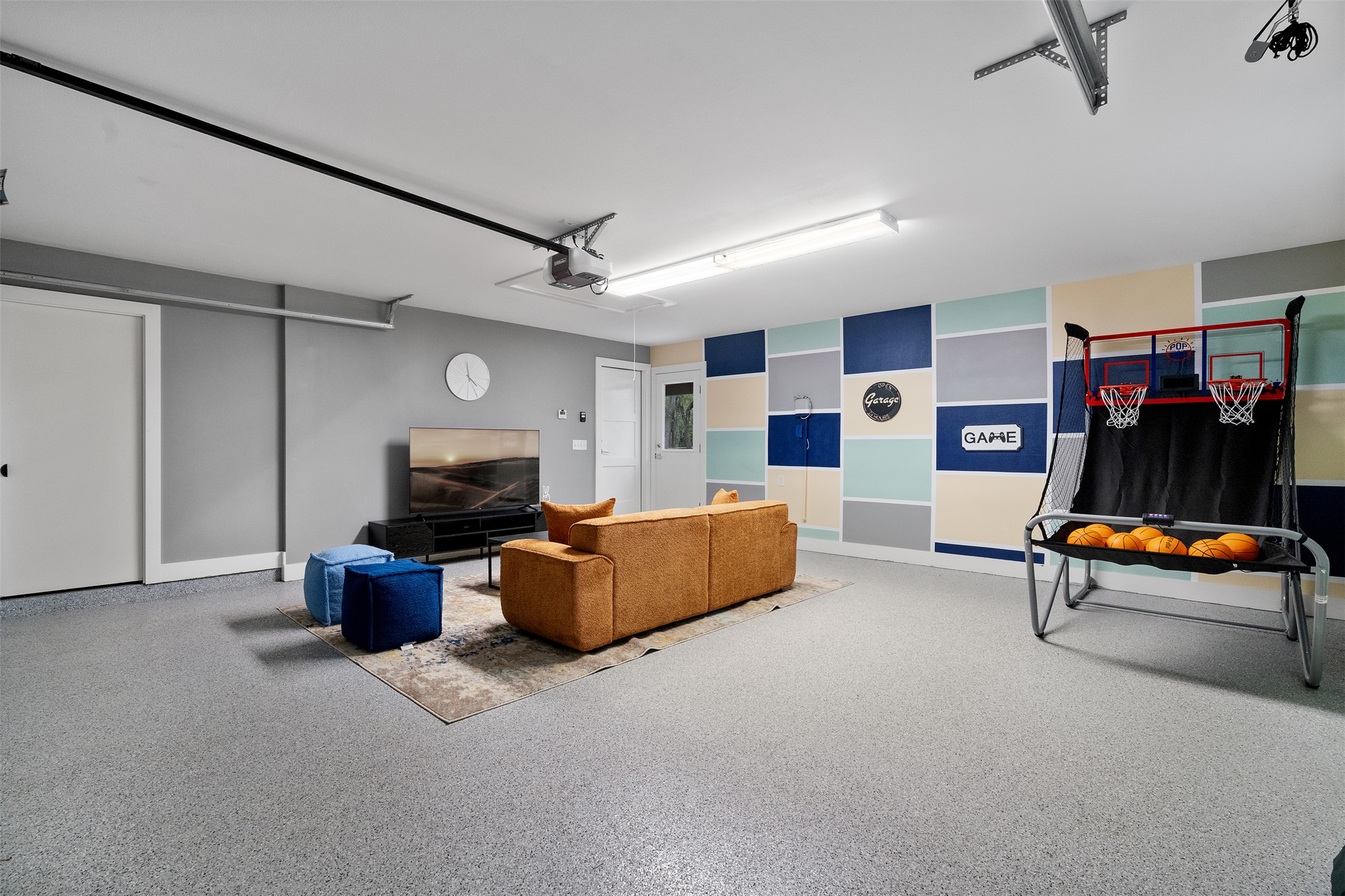 1100 Live Oak Road Leander, TX 78641 - Photo 21 of 40 Two car garage being used as Game Room. Cooled with ductless mini-split system