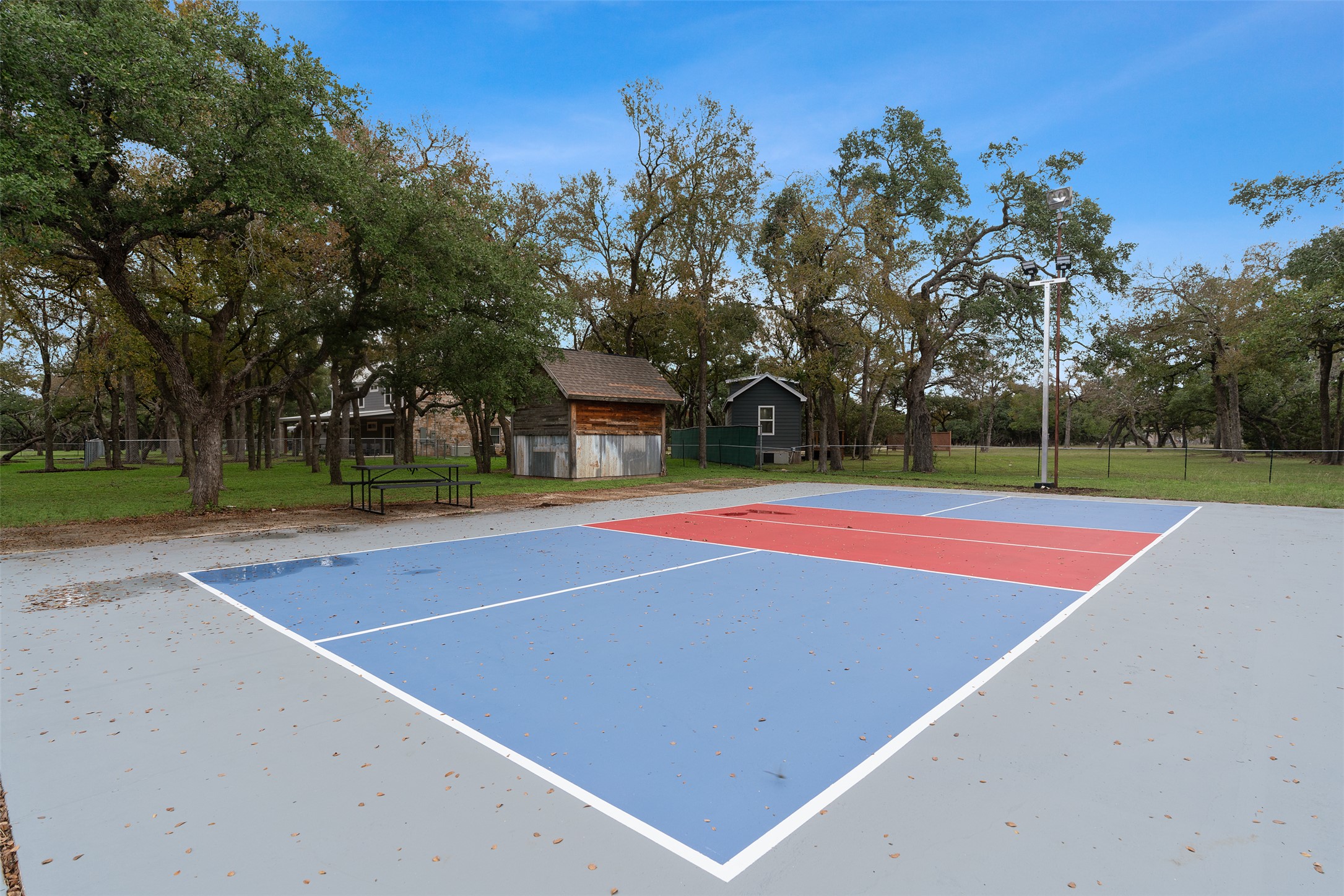 1100 Live Oak Road Leander, TX 78641 - Photo 6 of 16 Sports court currently being used as pickle ball court