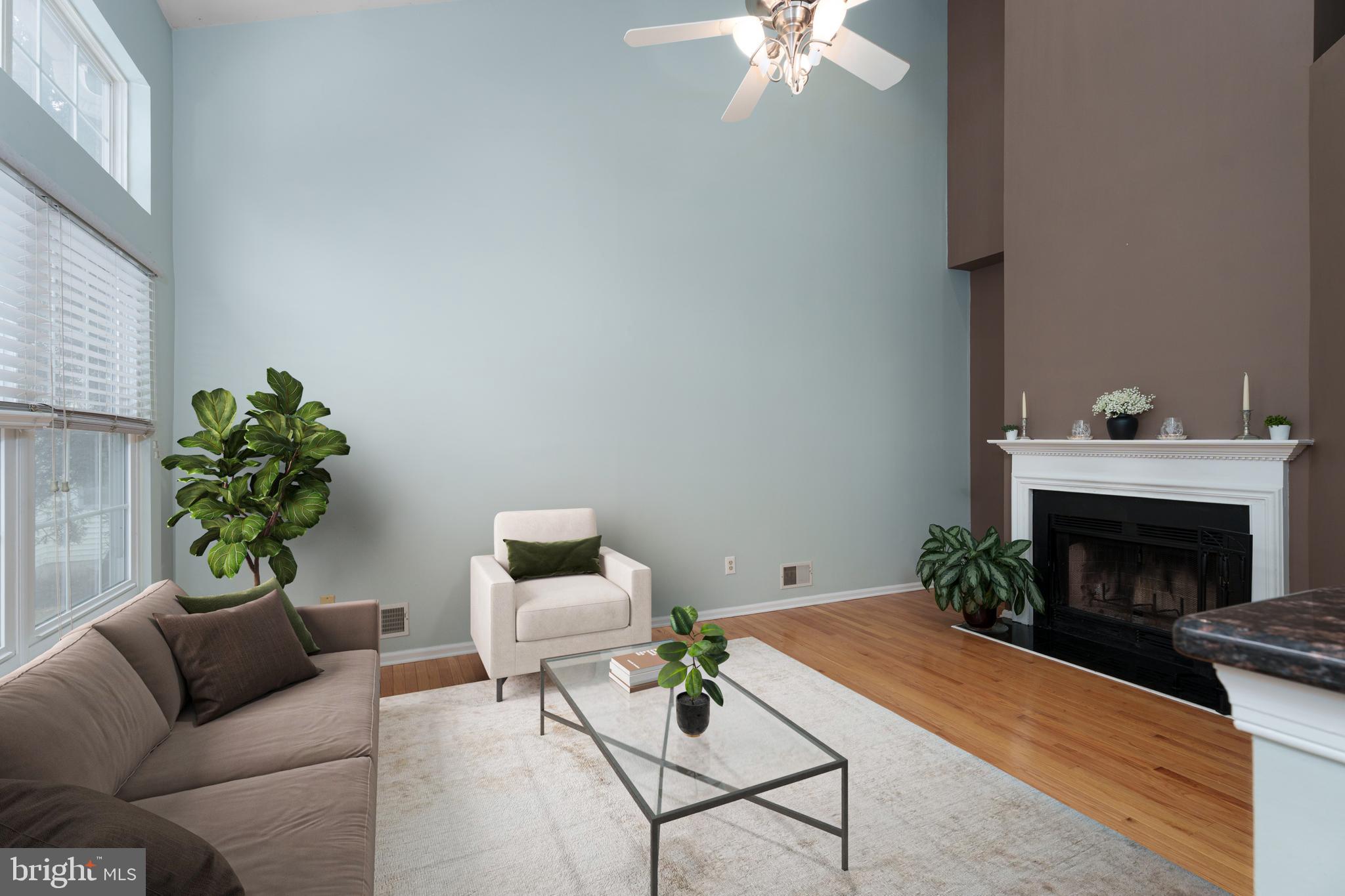 19 Rider Terrace Princeton, NJ 08540 - Photo 12 of 28 a living room with furniture and a fireplace