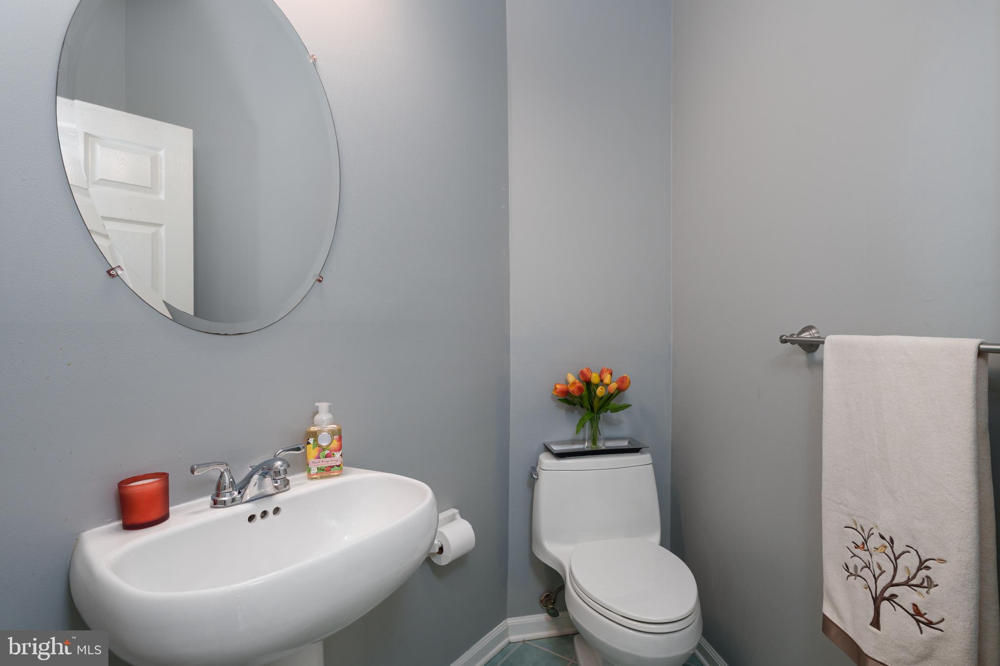 19 Rider Terrace Princeton, NJ 08540 - Photo 15 of 28 a bathroom with a toilet sink and mirror