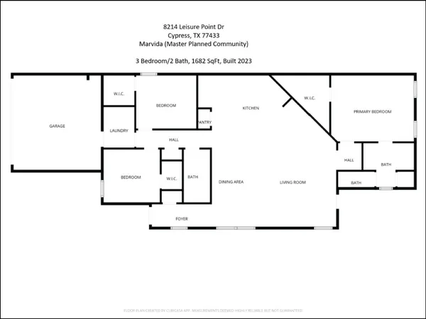 $2,350 | 8214 Leisure Pt Drive, Cypress, TX 77433