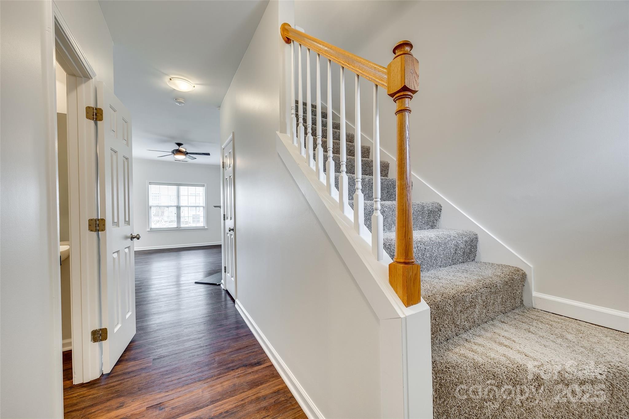 2035 Lennox Square Road Charlotte, NC 28210 - Photo 4 of 29 a view of entryway and hall with wooden floor