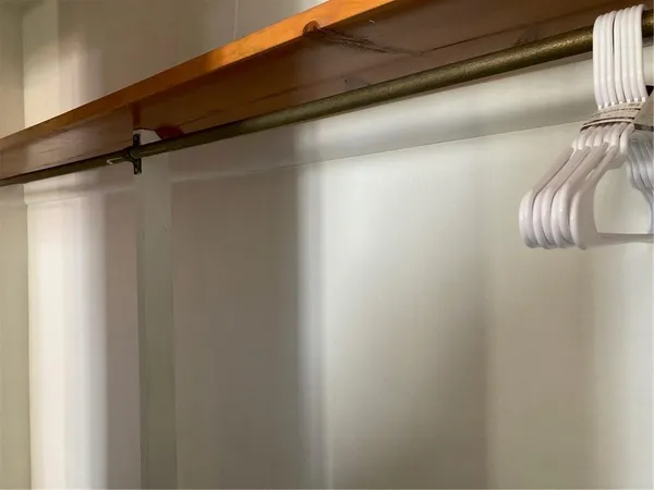 a close up view of shower