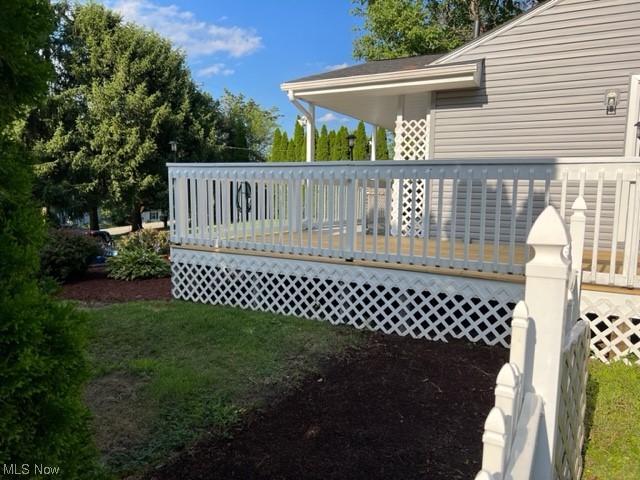 1216 Dussel Road Kent, OH 44240 - Photo 10 of 32 View of the the other end of the deck wrapping around to the front porch.