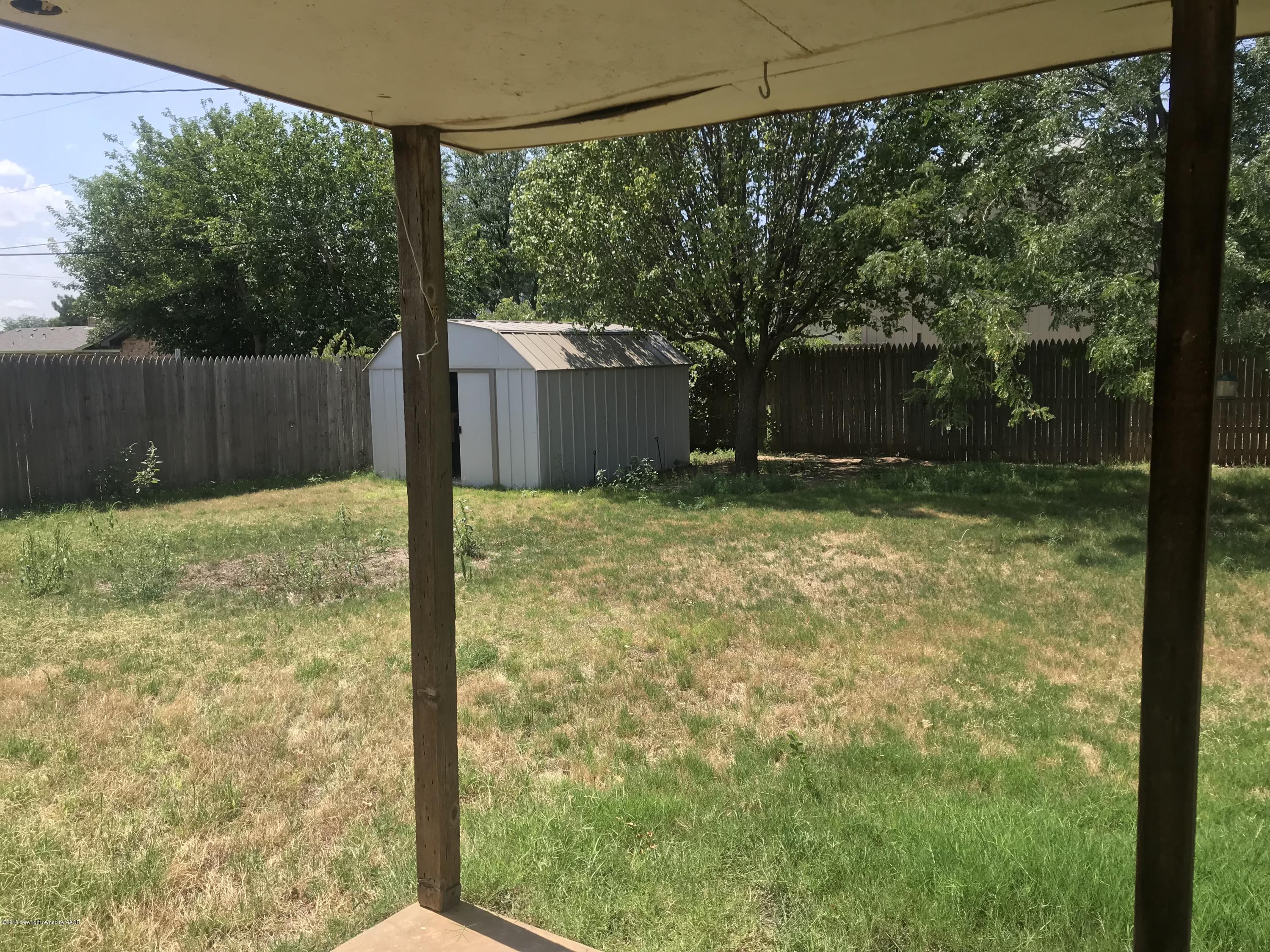 8002 Arbor Street Amarillo, TX 79110 - Photo 18 of 18 Backyard