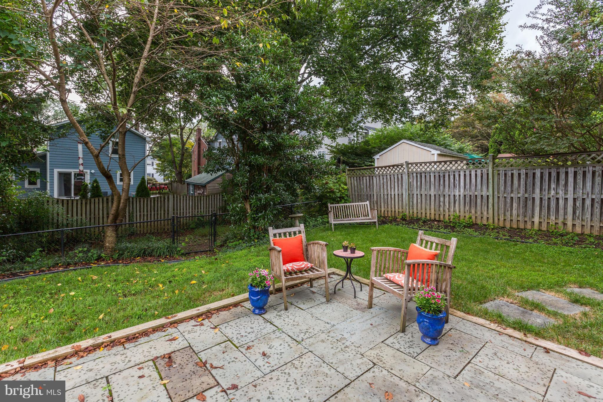 4908 River Road Bethesda, MD 20816 - Photo 25 of 26 Flagstone patio perfect for outdoor dining